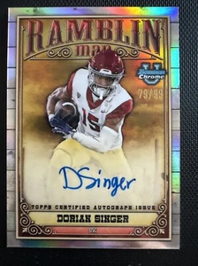 2023 Bowman University Chrome - Ramblin' Man Autographs #RMA-DS Dorian Singer... - Picture 1 of 3
