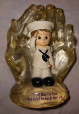 In The Lord's Hands Hamilton Collection US Navy Bless This Sailor 4" Military