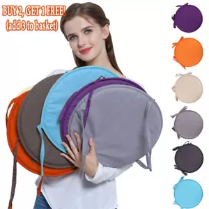 30/38cm Seat Cushion Foam Outdoor Indoor Cushion Round Soft Chair Pad Home Deco丶 - Picture 1 of 18