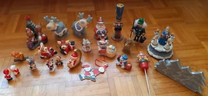 Konvolut Weihnachtsdeko Weihnachtsschmuck Adventsschmuck Figuren Kerzenhalter - Bild 1 von 10