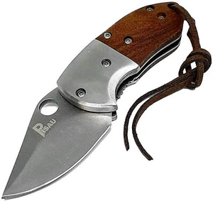 PISAU Folding Pocket Knife Outdoor camping Hunting Fishing EDC Small Emergency - Picture 1 of 8