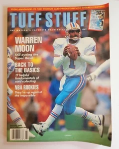Tuff Stuff Sports Trading Card Magazine February 1992 Warren Moon - Picture 1 of 3