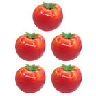 5 künstliche Tomaten, naturgetreu, für Zuhause, Supermarkt und Foto-Props