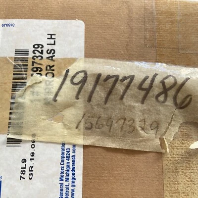 Nuevo de Lote Antiguo GM 1988-1998 Chevy GMC Camión Derecha Espejo Negro 92-94 K5 Blazer Jimmy 15697330 Foto 1 de 3