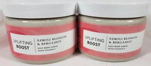Bath Body Works AROMATHERAPY UPLIFTING BOOST Neroli Bergamot Salt Body Scrub x2 - Picture 1 of 4