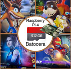 Raspberry Pi 4 Batocera bootfähiger Emulator 512GB Micro SD