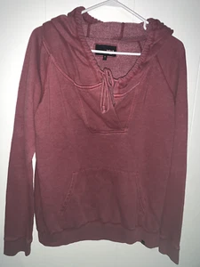 Hurley Sweatshirt Medium Pullover "I'M WITH THE BAND" Beach Hoodie Wine - Picture 1 of 3