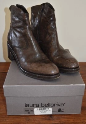 LAURA BELLARIVA Bufalo Wash Mouse Boot - Size 39 (8.5) - EUC - Image 1 of 4