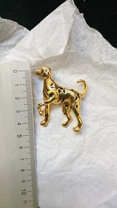 Modeschmuck Brosche Hund Dalmatiner Vintage - Bild 1 von 4