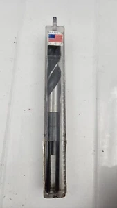 Silver & Deming Drill w/ 3 Flats, Size 9/16, Black Oxide, Triumph 092836 - Picture 1 of 3