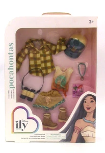 ily 4EVER POCAHONTAS 8-teiliges Modepaket für 11 Zoll Puppen NEU Disney versiegelt - Bild 1 von 6