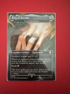 Ring of Barahir Borderless, Lord of the Rings Commander, MTG - Picture 1 of 2