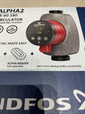 Grundfos Alpha 2 25-60 180mm Umwälzpumpe Autoadapt 99411175 - Bild 1 von 3