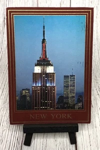 Empire State Building At Night New York City NY NYC Postcard - Picture 1 of 4