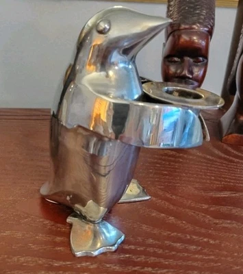 Посеребренный подсвечник Penguin конический подсвечник для восстановления оборудования  - Изображение 1 из 4