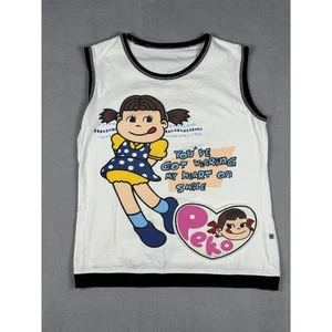 Vintage Japanese Teen Size Milky Peko Muscle Shirt Tank Top Very Rare - Bild 1 von 7