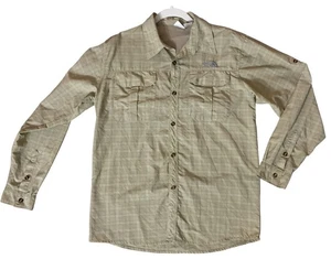 The North Face Herren Outdoor Hemd mit Knopfleiste Gr. XL khaki kariert langarm - Bild 1 von 14