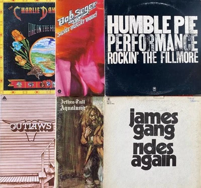 70’s Rock Bundle (Lot of 6) Humble Pie, Outlaws, James Gang, Jethro Tull - Image 1 of 4
