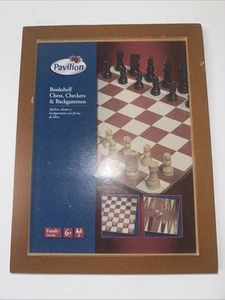 Pavillon Bücherregal Schach, Dame Spiel & Backgammon Set Toys R Us - Bild 1 von 6