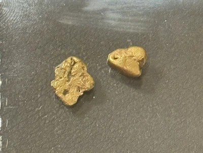 Gold Nuggets Treasure 1 Grams of Yukon Gold Nuggets Great Gift Idea!!! - Image 1 of 4