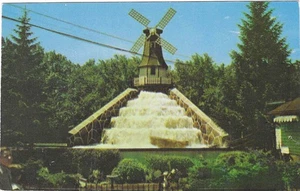 Vintage Ohio Chrome Postcard Youngstown Rapids Old Mill Idora Park - Picture 1 of 2