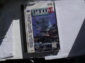 P.T.O. II (Sega Saturn, 1996) VIDEO GAME , MANUAL INCLUDED