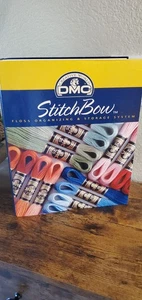 DMC Stitch Bow Embroider Floss Organizing/Storage System Binder, Pages & Floss  - Picture 1 of 18