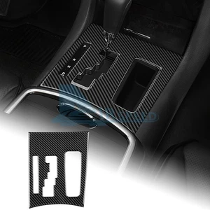 Gear Shift Panel Sticker Black Real Carbon Fiber Fit Chrysler 300 300C 2011-2014 - Bild 1 von 10