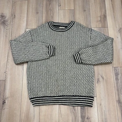Suéter LL Bean Hecho en Noruega Para Hombre Grande Mezcla de Lana Gris Tostado De Colección Usado en Excelente Condición A+ Foto 1 de 4