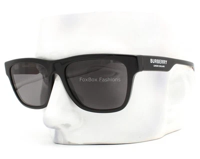 Burberry Sunglasses Black on Nova Check Polarized BE4293 3773/81 w/case Display - Image 1 of 4