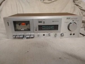 Vintage AKAI CS-M02 Stereo Cassette Deck ~ STRICTLY FOR Parts/Repair - Picture 1 of 9