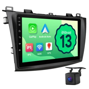 CAM+For Mazda 3 10-13 BL Android Auto 13 9" Car Play Stereo Radio Head Unit Navi - Picture 1 of 18