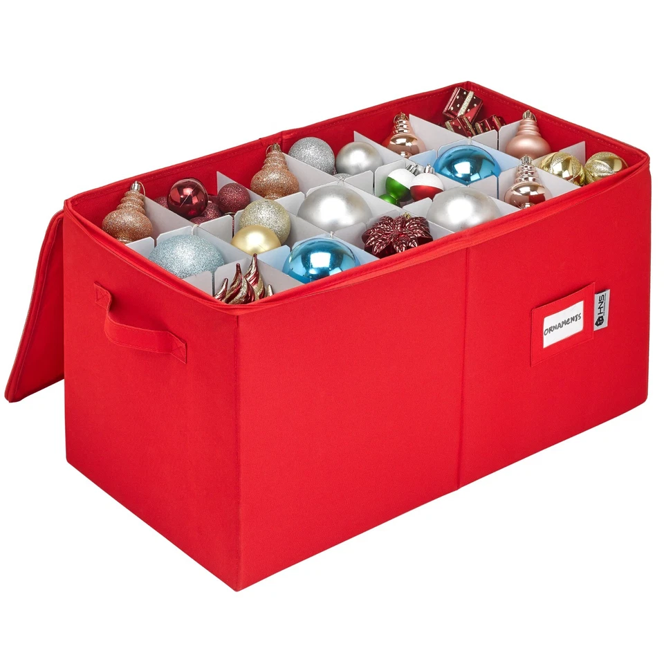 Christmas Ornament Storage Container -Box Stores Up to 54 - 4"  Ornaments - Image 1 of 1