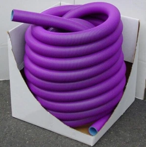 2” ID X 50’ Truckmount / IHelix Carpet Cleaning Vac Hose.Welded Cuffs Blue -400’ - Picture 1 of 7