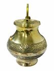 Brass Pavitra Gangajali Lota Kalash for Gangajal/Gangotri/Water - 3" free ship