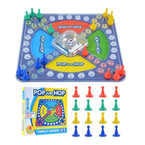 Hop And Pop Kids Family Frustration Board Childrens Family Game Ludo Classic Toy - Picture 1 of 10