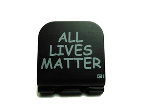 All Lives Matter Laser Etched Aluminum Hat Clip Brim-it - Picture 1 of 9