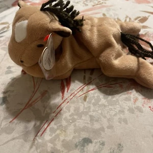 Sehr seltene Erstausgabe Derby Ty Beanie Baby P.E Pellets - Bild 1 von 12