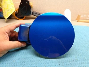 HYUNDAI ELANTRA SEDAN 17 18 19 20 ELECTRIC BLUE FUEL GAS FILLER DOOR FLAP - Picture 1 of 6