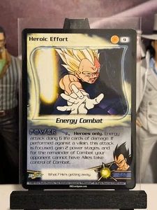 Dragon Ball Z CCG Heroic Effort 9 Fusion Saga Unlimited Common! - Picture 1 of 1