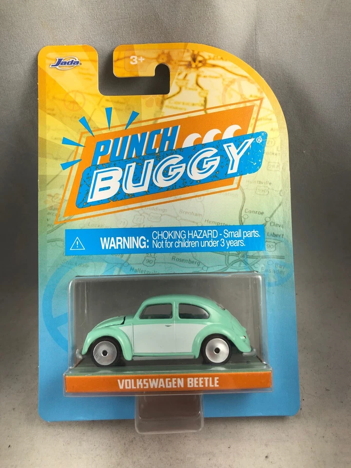 Jada Punch Buggy Volkswagen Beetle verde azulado Foto 1 de 1