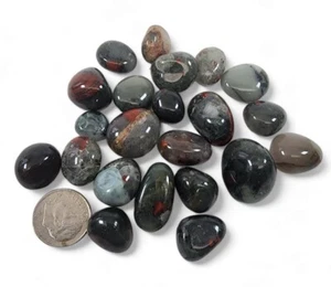 Bloodstone Jasper Polished Stones Africa 59.7 grams. 4 Piece Lot - Picture 1 of 1