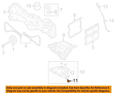 SUBARU OEM 12-18 Crosstrek EngineTransaxle Engine Parts-Drain Plug 807016210 - image 1 of 2