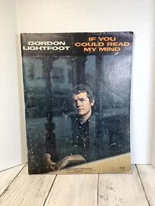 Gordon Lightfoot If You Could Read My Mind Songbook Sheet Music Song Book 1970 - Picture 1 of 15