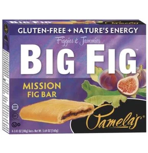 Barras de higo Pamelas Big Fig Mission Figgies & Jammies sin gluten - 4 quilates - CADA UNA - Imagen 1 de 3