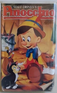 Walt Disney Pinocchio VHS Lg Clamshell Black Diamond 1985 PAL Video - Picture 1 of 11