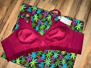 Sujetador Cacique Sin Forro Cobertura Completa Sin Alambres Colección Frambuesa 48B Nuevo con Etiquetas $52.95 - Imagen 1 de 10