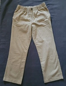 Children's Place Boys Uniform Stretch Pull On Chino Pants Tan 8 Husky - Picture 1 of 3