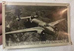 1943 POST CARD Lockheed Hudson Bomber U.S. AIR FORCE ww2 - Picture 1 of 9