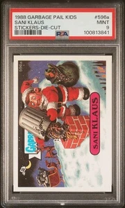 PSA 9 MINT 1988 Topps Garbage Pail Kids #596a SANI KLAUS Series 15 OS15 DIE-CUT - Picture 1 of 2